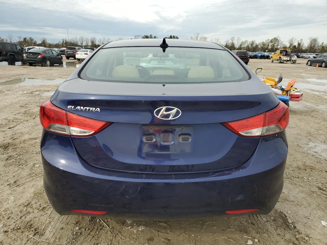 2013 Hyundai Elantra VIN 5NPDH4AE1DH436053 Copart auction photo, front end damage thumbnail 6