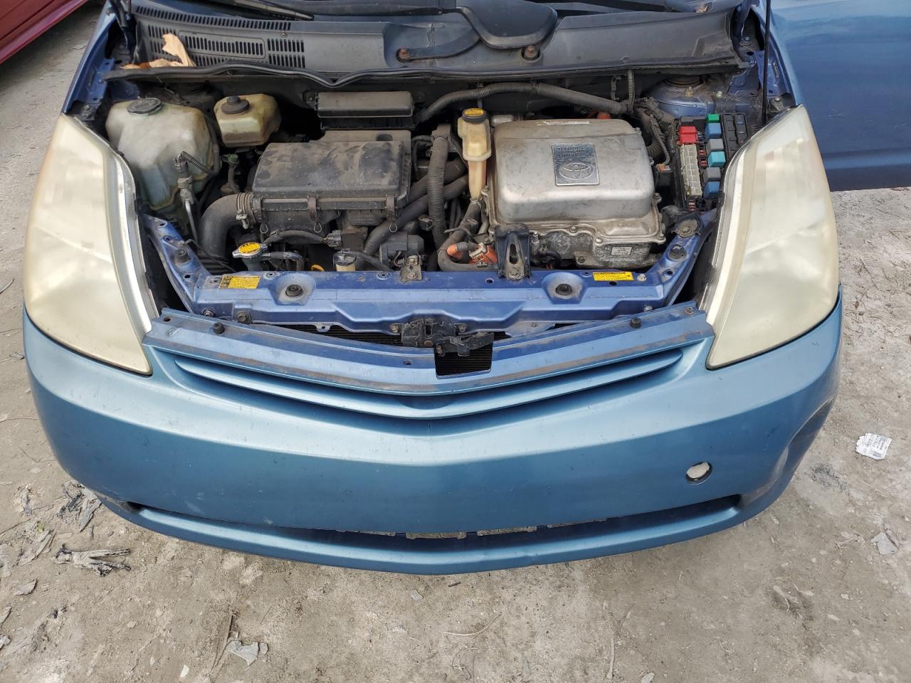2005 Toyota Prius VIN JTDKB20U557027243 Copart auction photo, side / rear end damage thumbnail 11