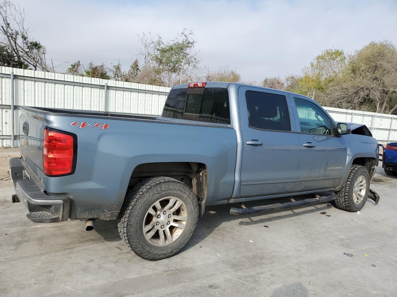 2016 Chevrolet Silverado VIN 3GCUKREC8GG111646 Copart auction photo, all over damage thumbnail 3