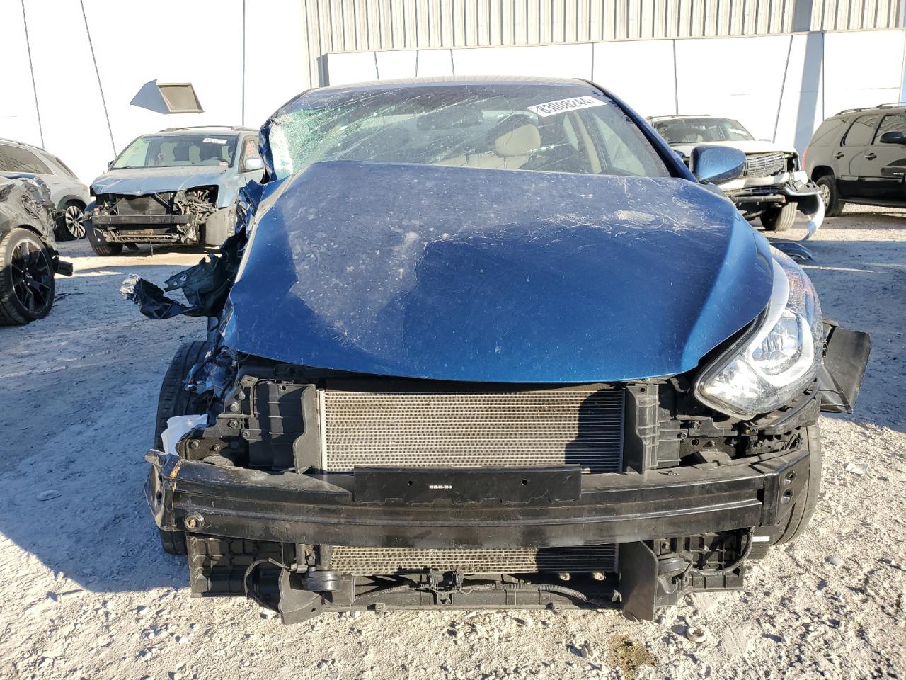 2016 Hyundai Elantra VIN KMHDH4AE9GU570430 Copart auction photo, all over damage thumbnail 5