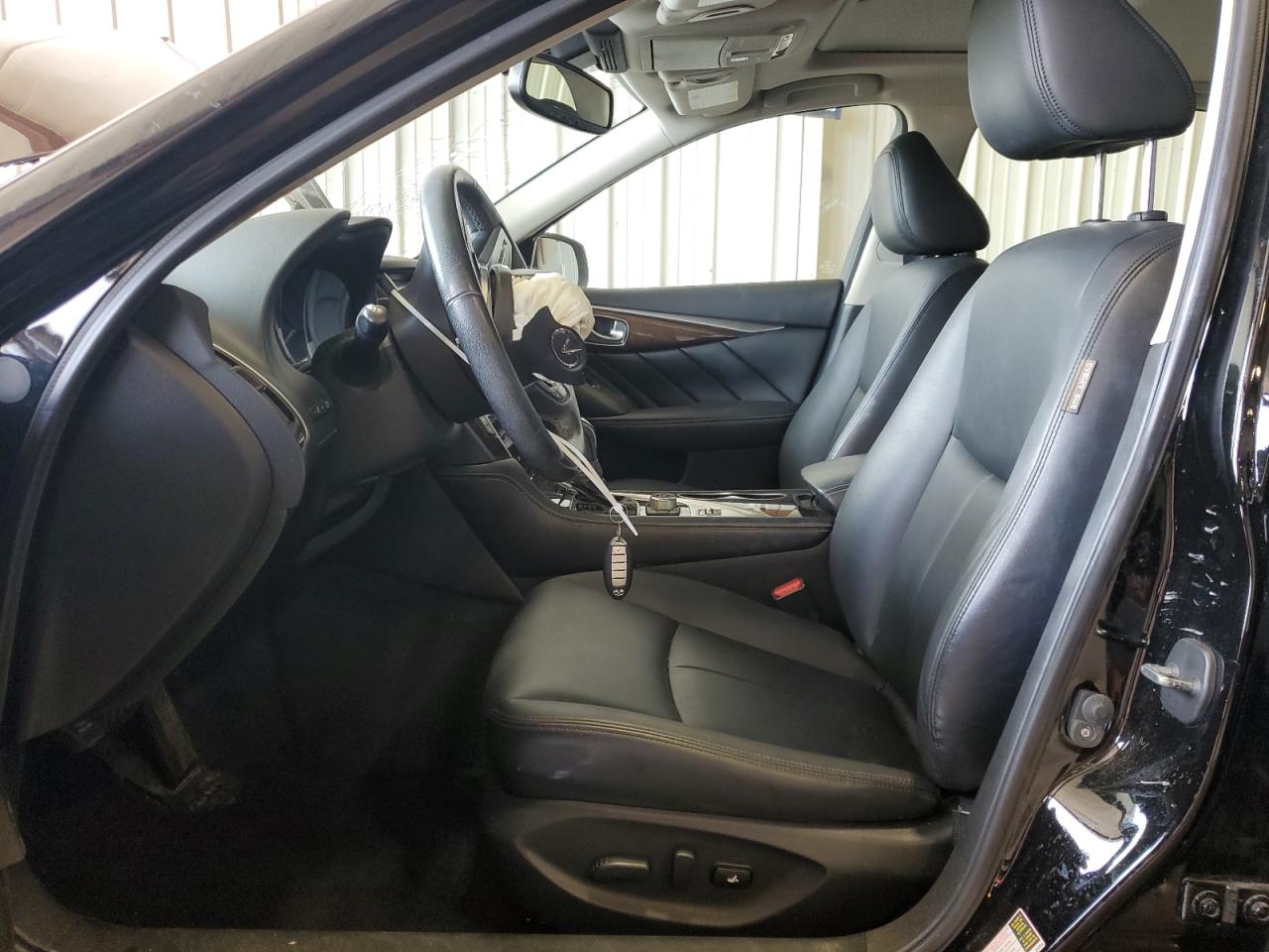 2019 Infiniti Q50 VIN JN1EV7AR1KM552540 Copart auction photo, front end / top/roof damage thumbnail 7