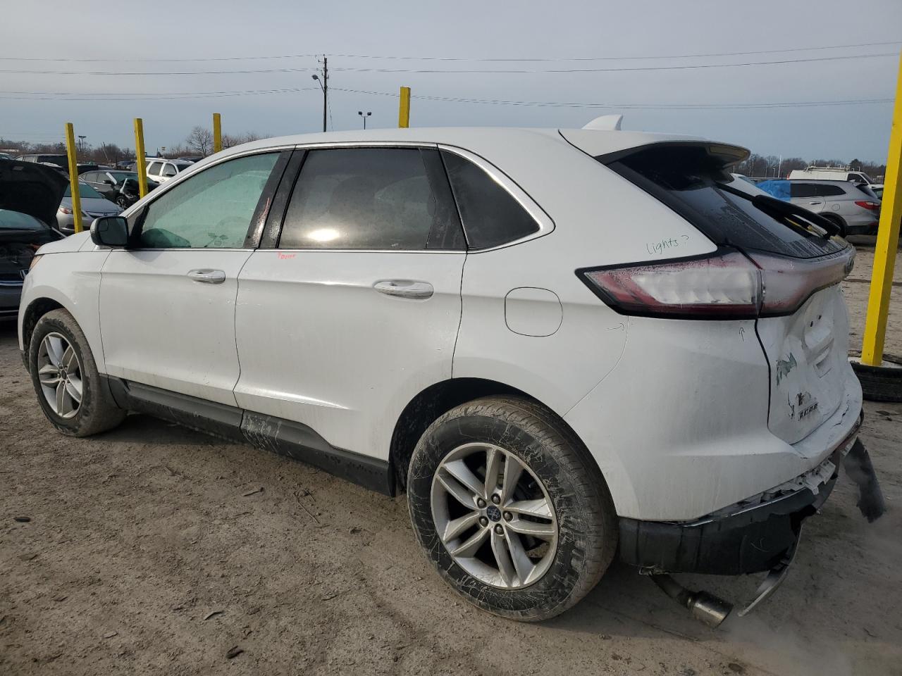 2017 Ford Edge VIN 2FMPK3J9XHBC32375 Copart auction photo, rear end / minor dent/scratches damage thumbnail 2