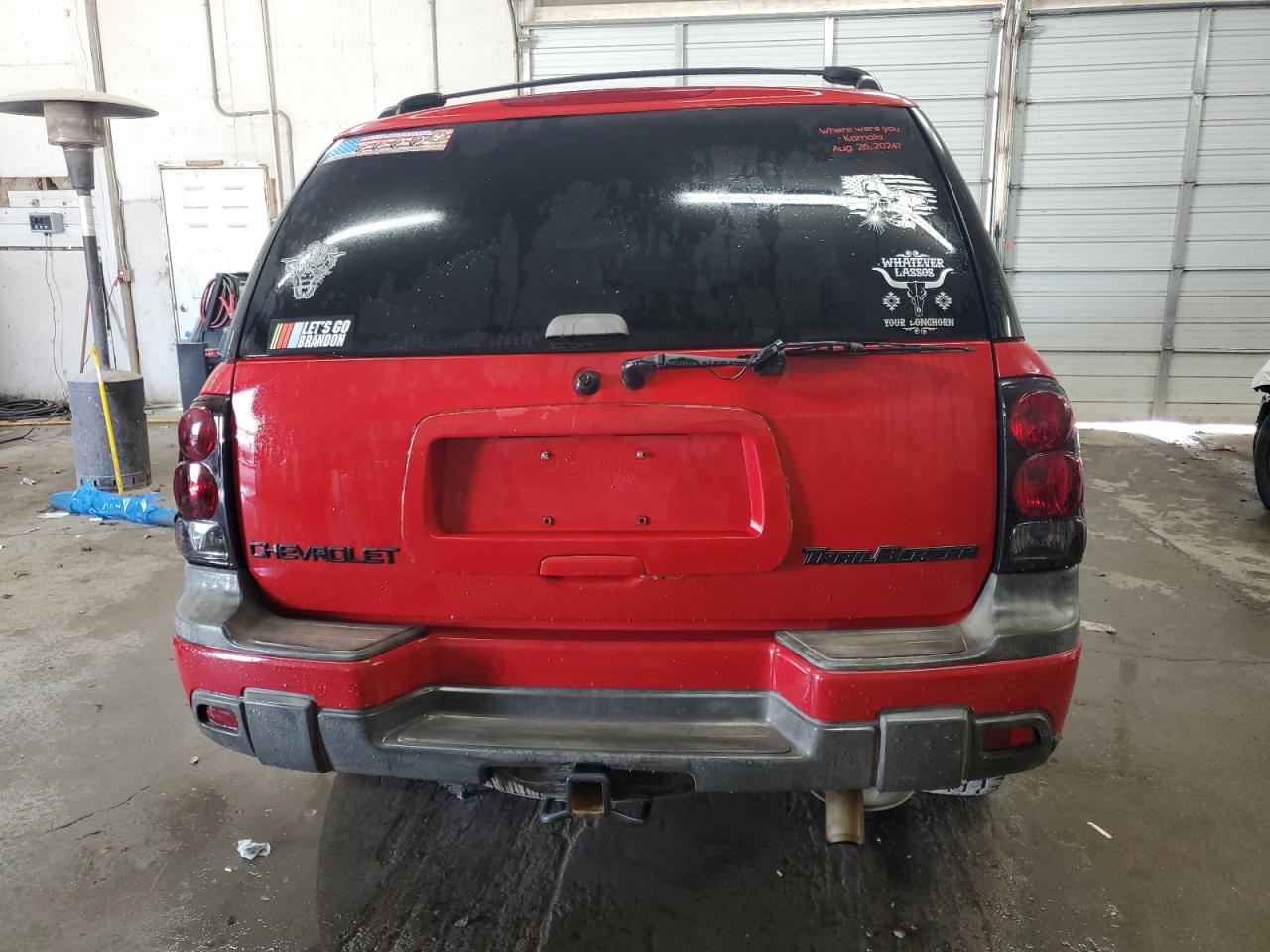 2002 Chevrolet TrailBlazer VIN 1GNDS13S622160557 Copart auction photo, front end / side damage thumbnail 6