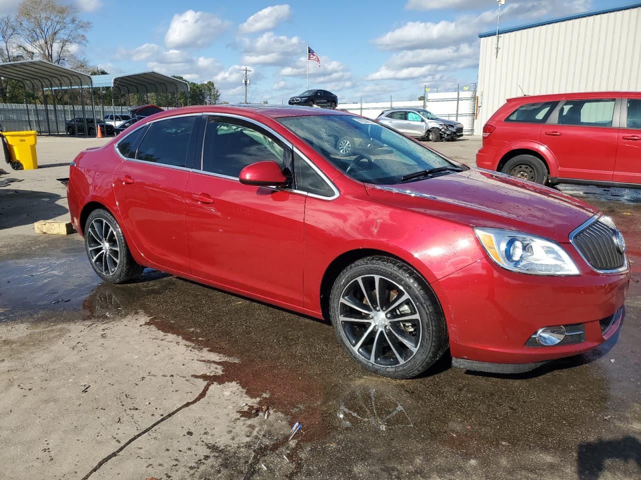 2017 Buick Verano VIN 1G4PR5SK9H4105698 Copart auction photo, side damage thumbnail 4