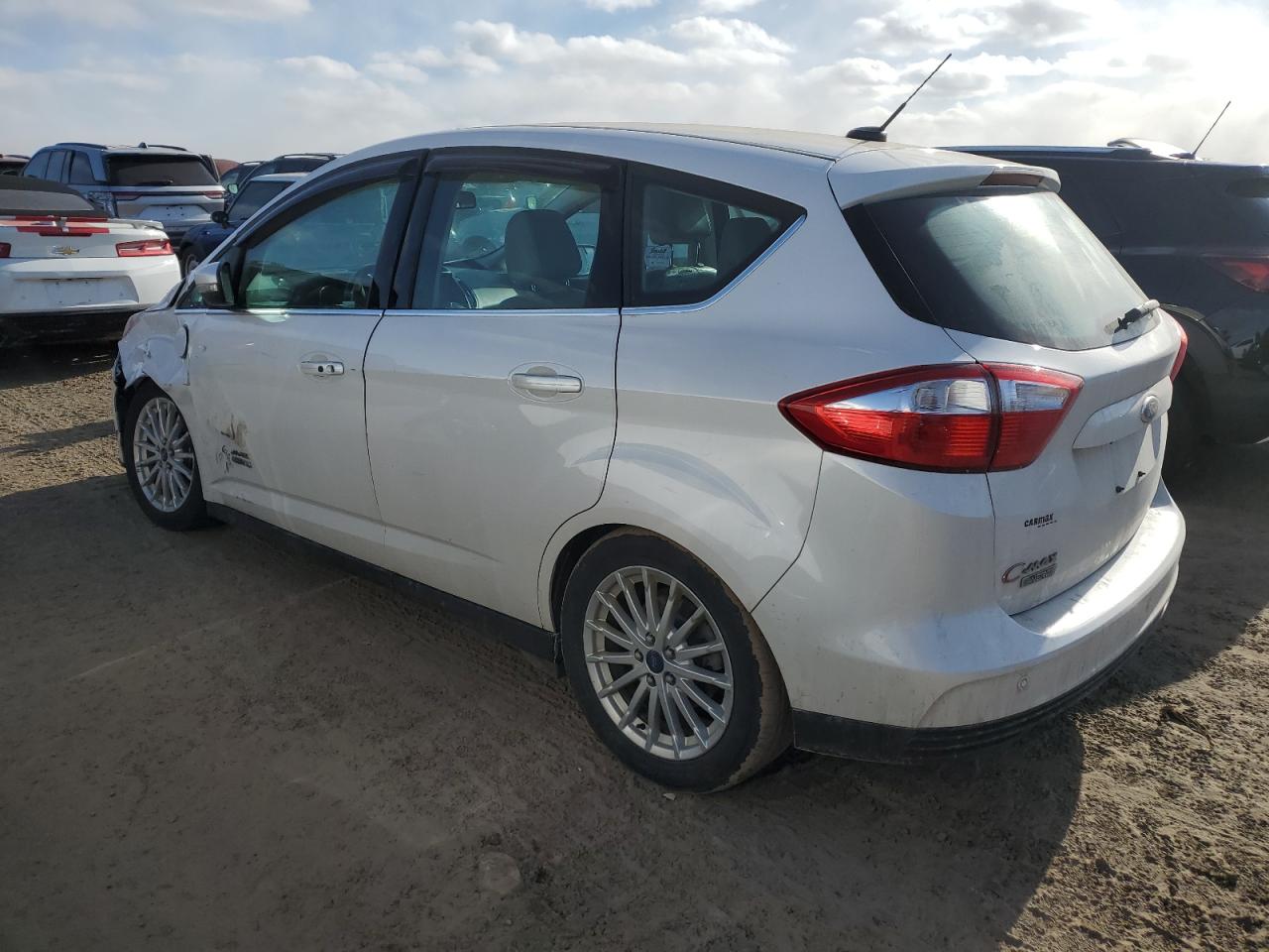 2014 Ford C-MAX VIN 1FADP5CU0EL520297 Copart auction photo, front end / side damage thumbnail 2