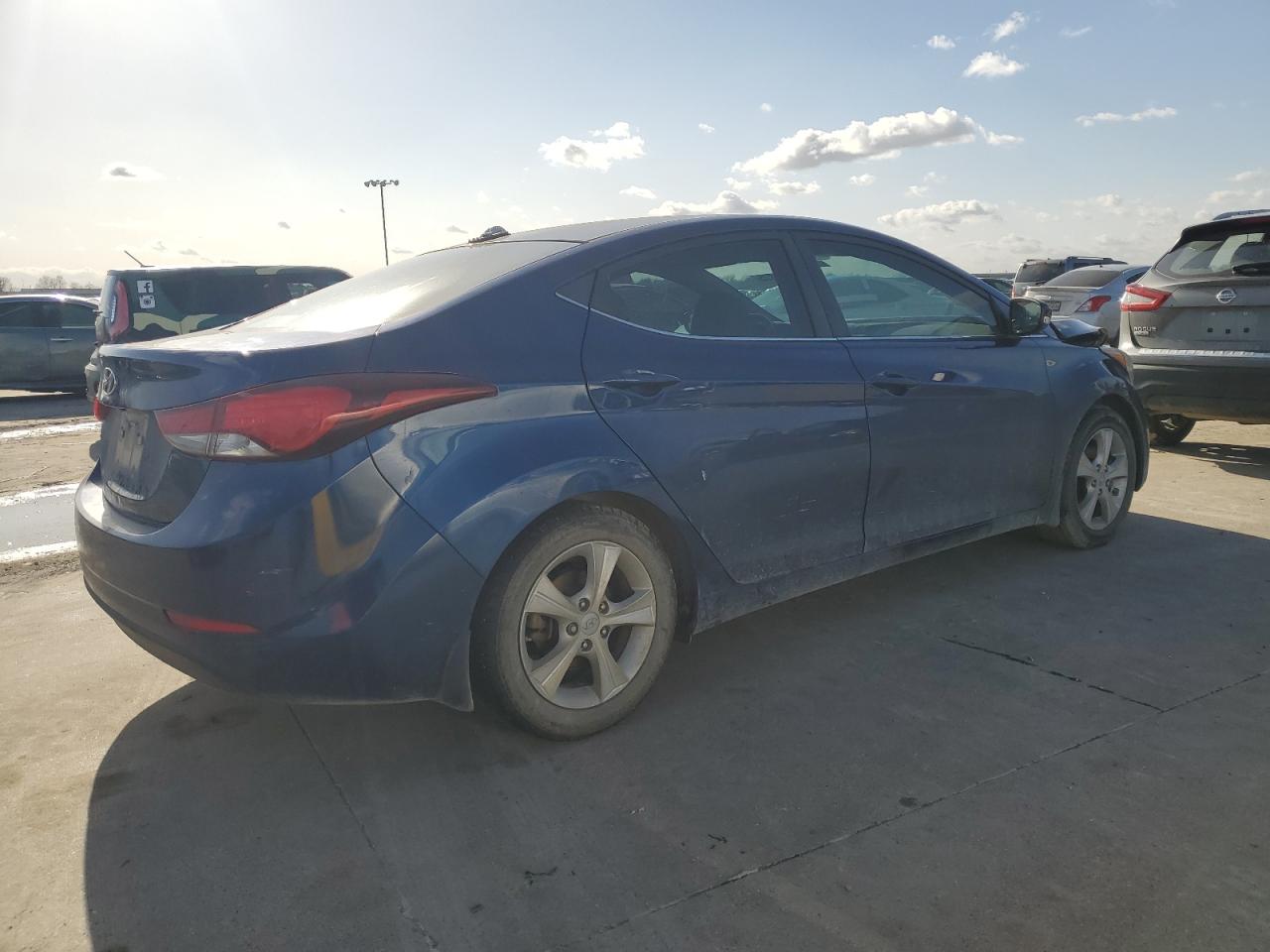 2016 Hyundai Elantra VIN 5NPDH4AE8GH672588 Copart auction photo, front end damage thumbnail 3