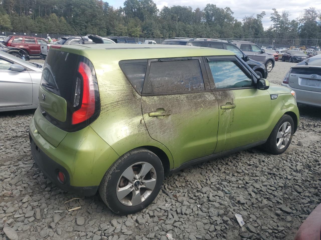 2019 KIA Soul VIN KNDJN2A25K7914711 Copart auction photo, vandalism damage thumbnail 3