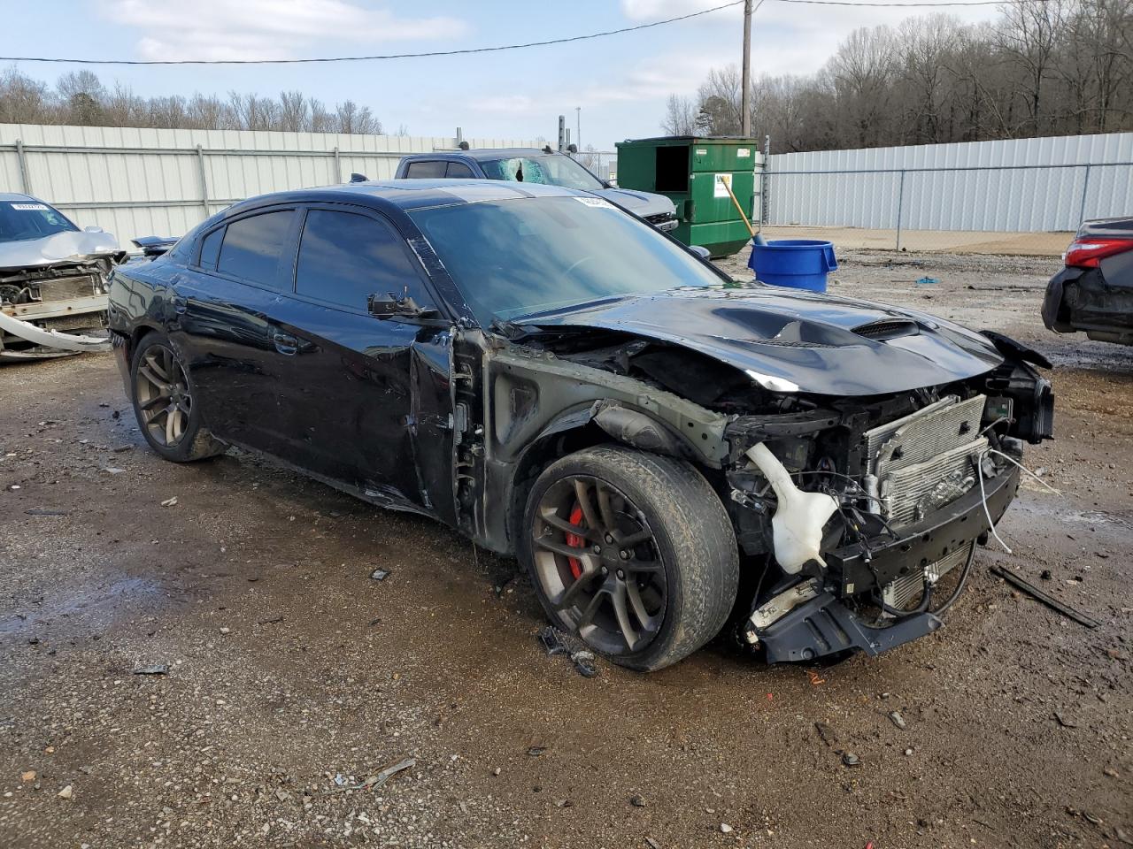 2019 Dodge Charger VIN 2C3CDXL94KH602942 Copart auction photo, front end / all over damage thumbnail 4