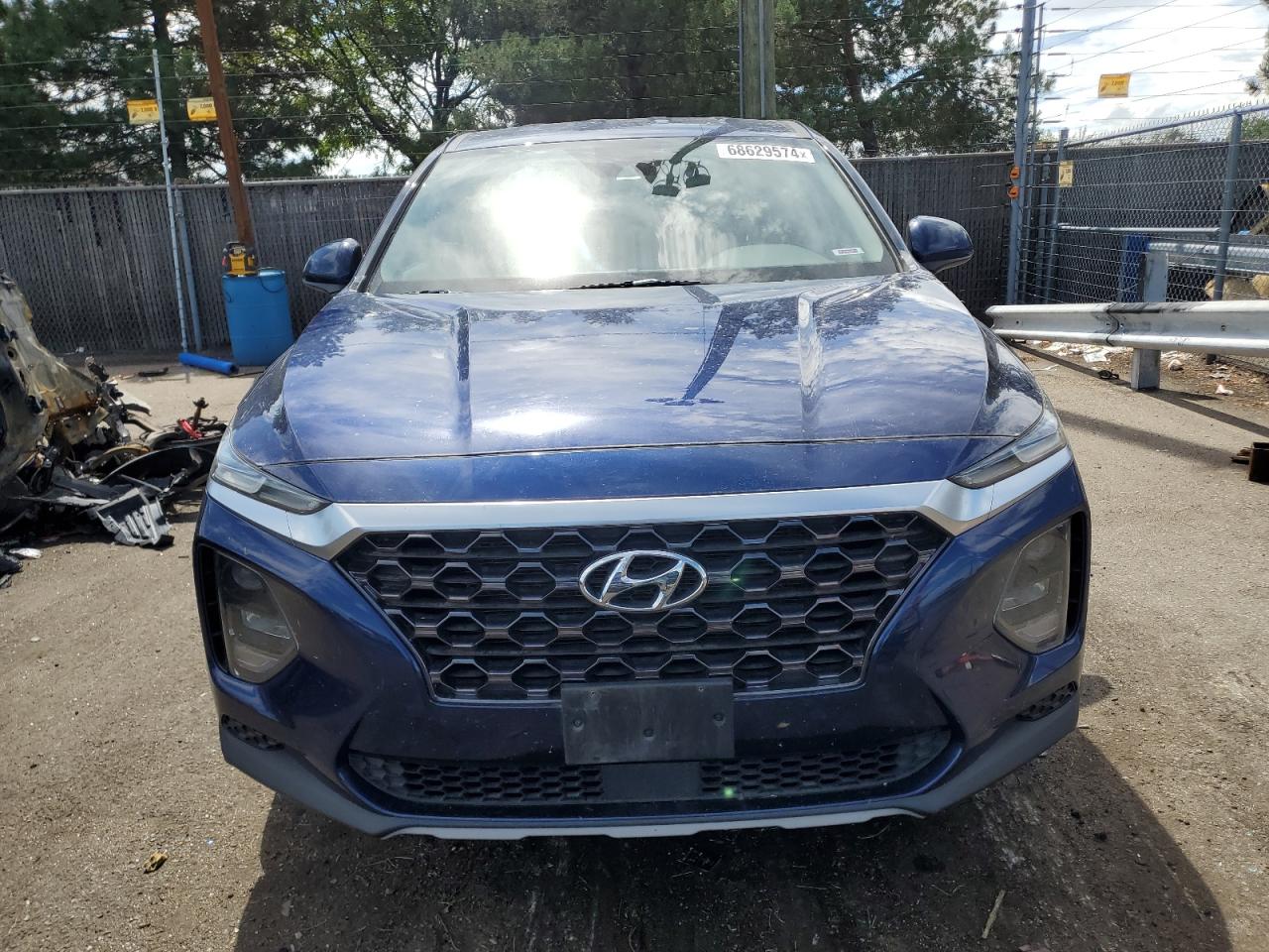 2019 Hyundai Santa Fe VIN 5NMS2CAD0KH117084 Copart auction photo, all over damage thumbnail 5