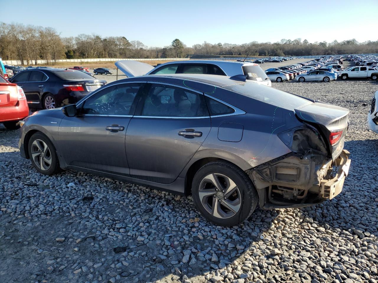 2019 Honda Insight VIN 19XZE4F58KE024897 Copart auction photo, rear end damage thumbnail 2
