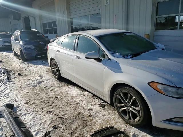 2017 Ford Fusion VIN 3FA6P0G73HR274626 Copart auction photo, side damage thumbnail 11