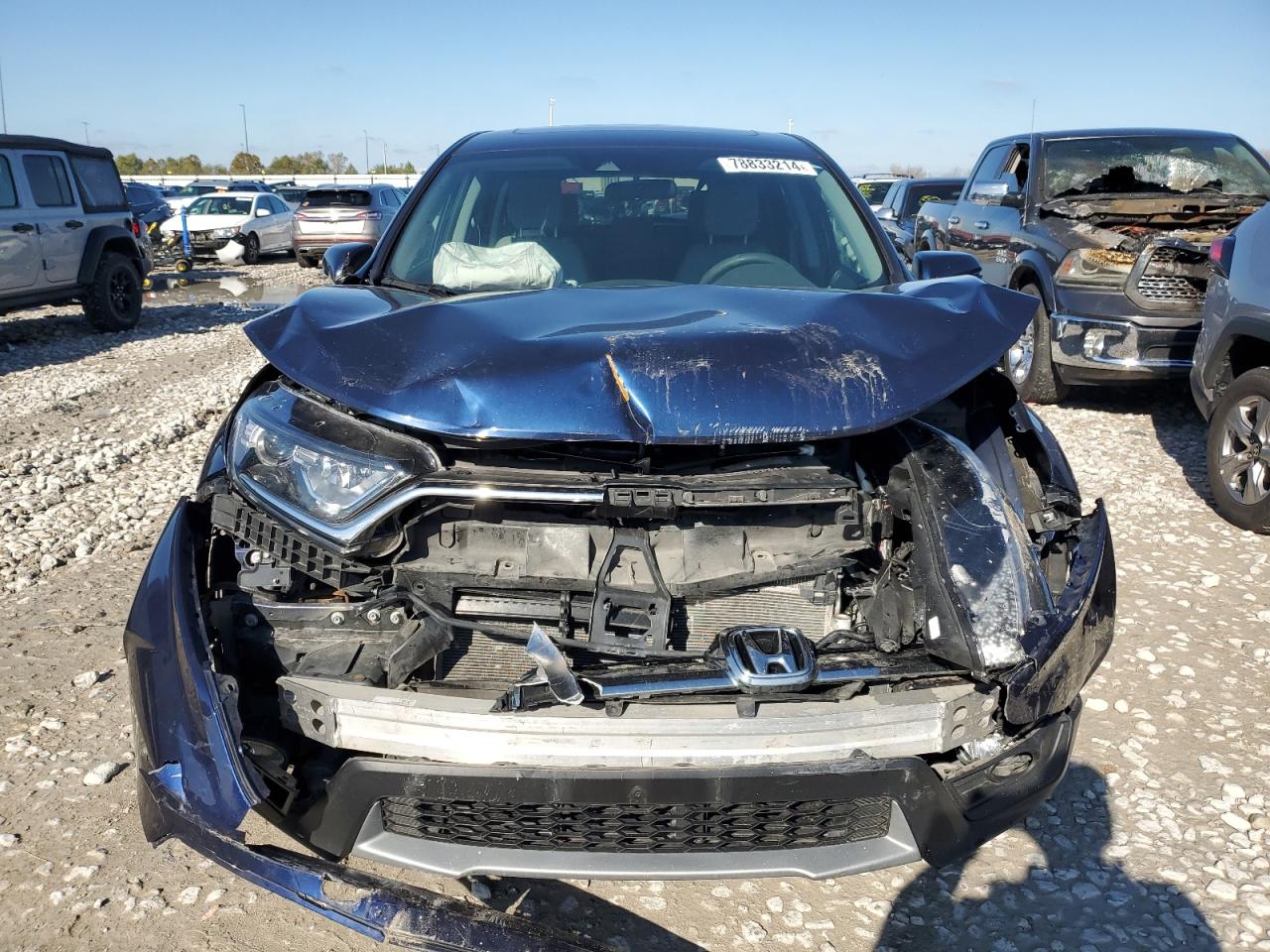 2017 Honda CR-V VIN 5J6RW2H54HL028034 Copart auction photo, front end damage thumbnail 5