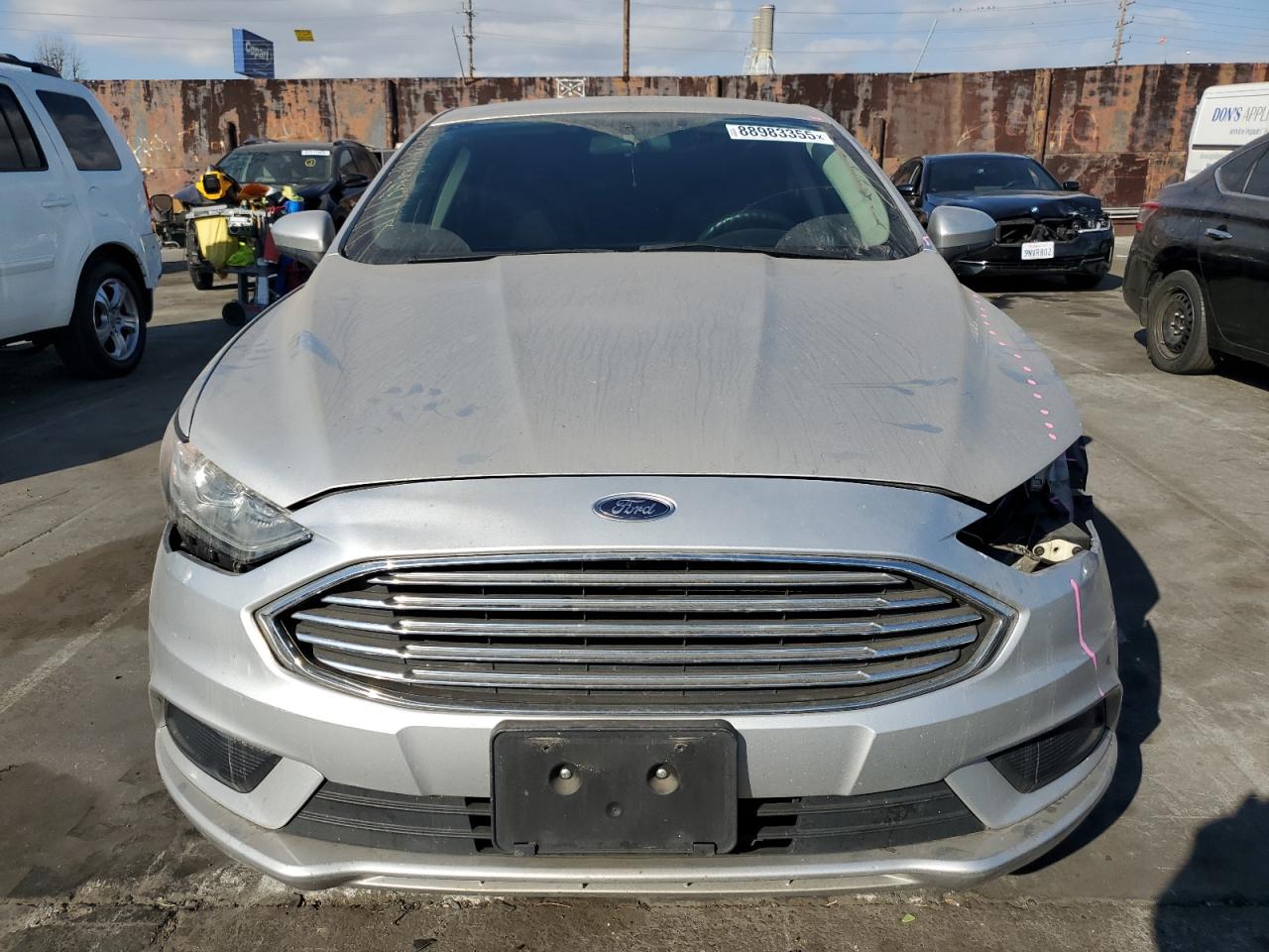 2017 Ford Fusion VIN 3FA6P0LU3HR385415 Copart auction photo, front end damage thumbnail 5