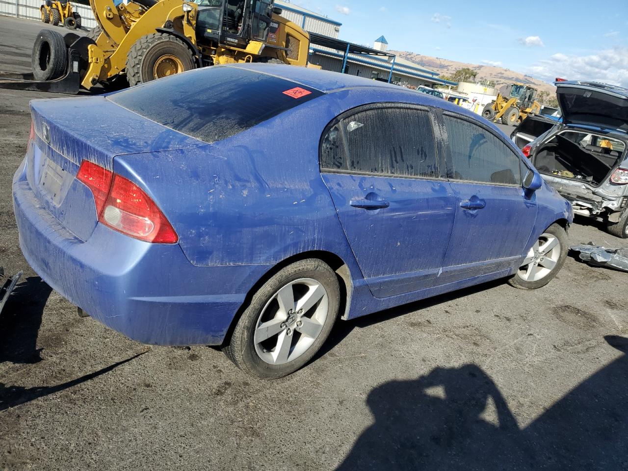 2006 Honda Civic VIN JHMFA16546S009859 Copart auction photo, front end / side damage thumbnail 3