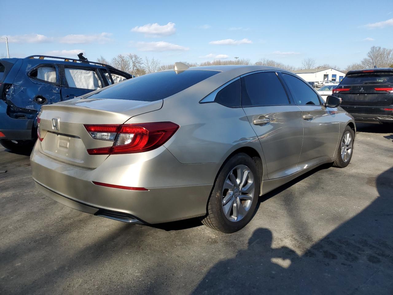 2020 Honda Accord VIN 1HGCV1F1XLA057133 Copart auction photo, side damage thumbnail 3