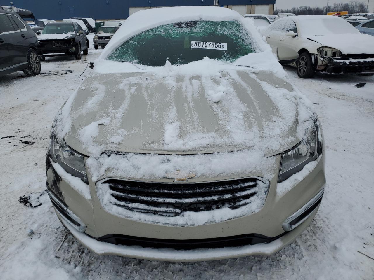 2016 Chevrolet Cruze VIN 1G1PE5SB4G7151221 Copart auction photo, side / front end damage thumbnail 5