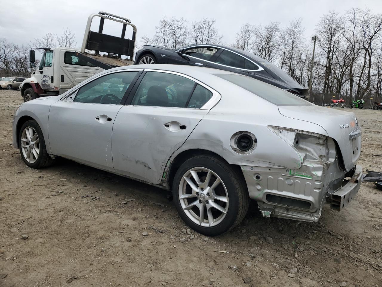2009 Nissan Maxima VIN 1N4AA51EX9C856576 Copart auction photo, rear end / stripped damage thumbnail 2