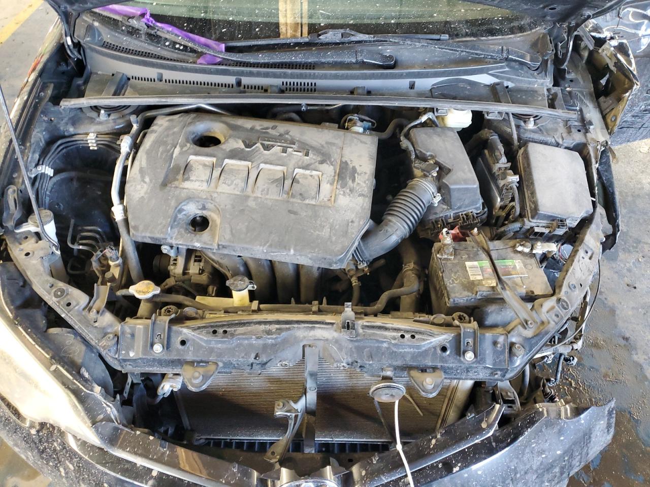 2015 Toyota Corolla VIN 5YFBURHE9FP247369 Copart auction photo, front end / side damage thumbnail 13