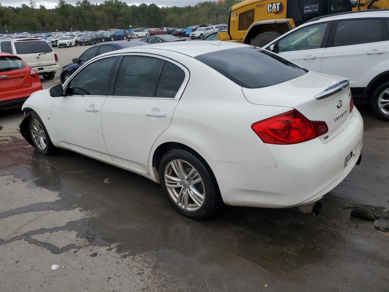 2015 Infiniti Q40 VIN JN1CV6AR1FM521697 Copart auction photo, front end damage thumbnail 2