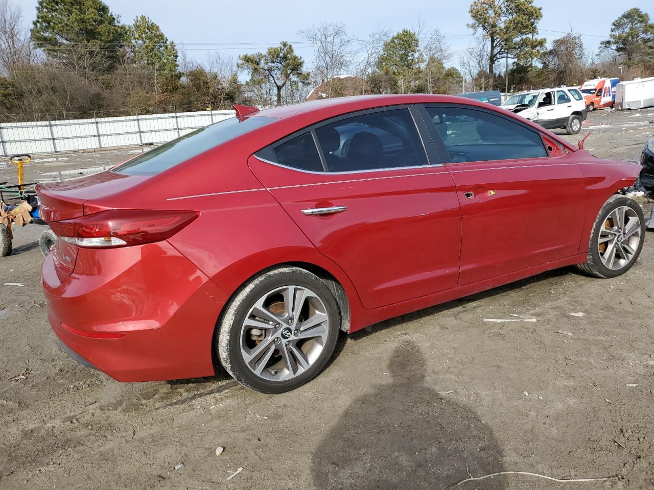 2017 Hyundai Elantra VIN 5NPD84LF8HH009237 Copart auction photo, front end damage thumbnail 3
