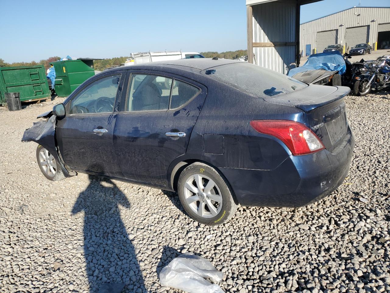 2012 Nissan Versa VIN 3N1CN7AP1CL877139 Copart auction photo, front end damage thumbnail 2