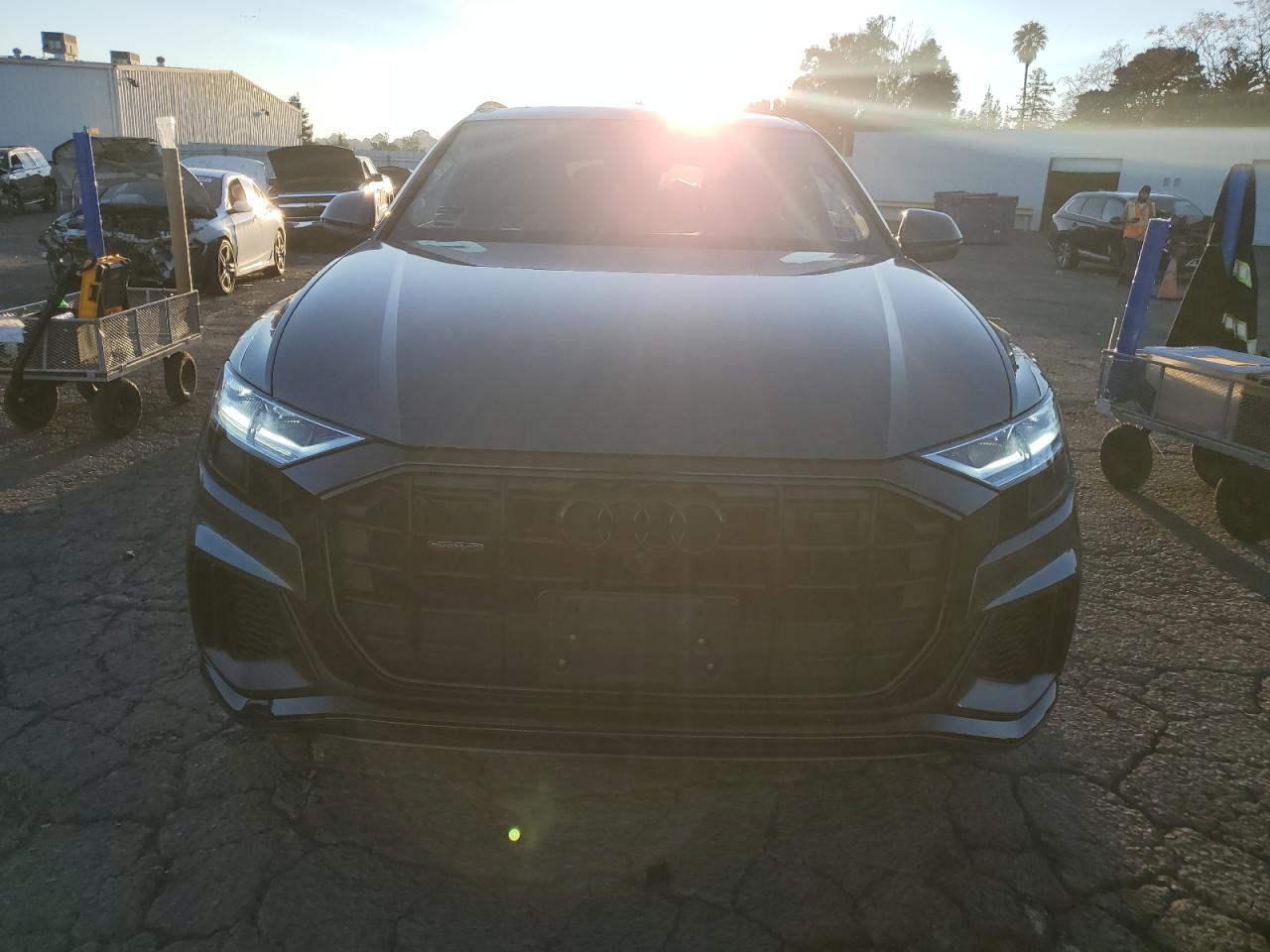 2022 Audi Q8 VIN WA1EVBF17ND008352 Copart auction photo, all over damage thumbnail 5