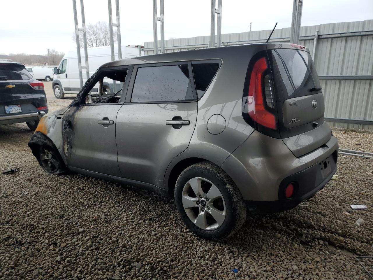 2017 KIA Soul VIN KNDJN2A22H7462645 Copart auction photo, burn / burn - interior damage thumbnail 2