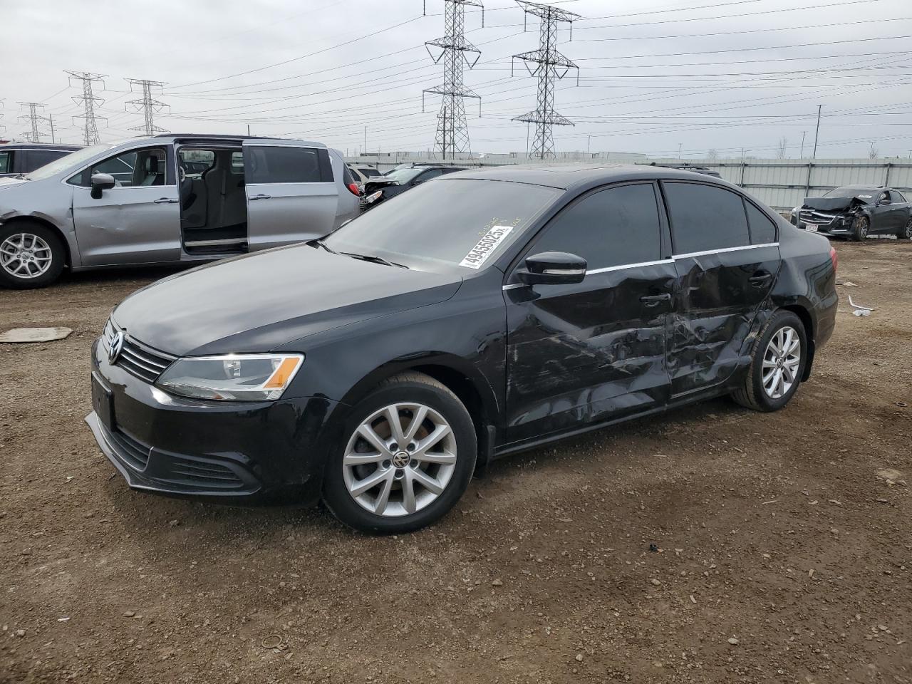 2014 Volkswagen Jetta VIN 3VWD07AJ6EM444065 - Copart auction photo