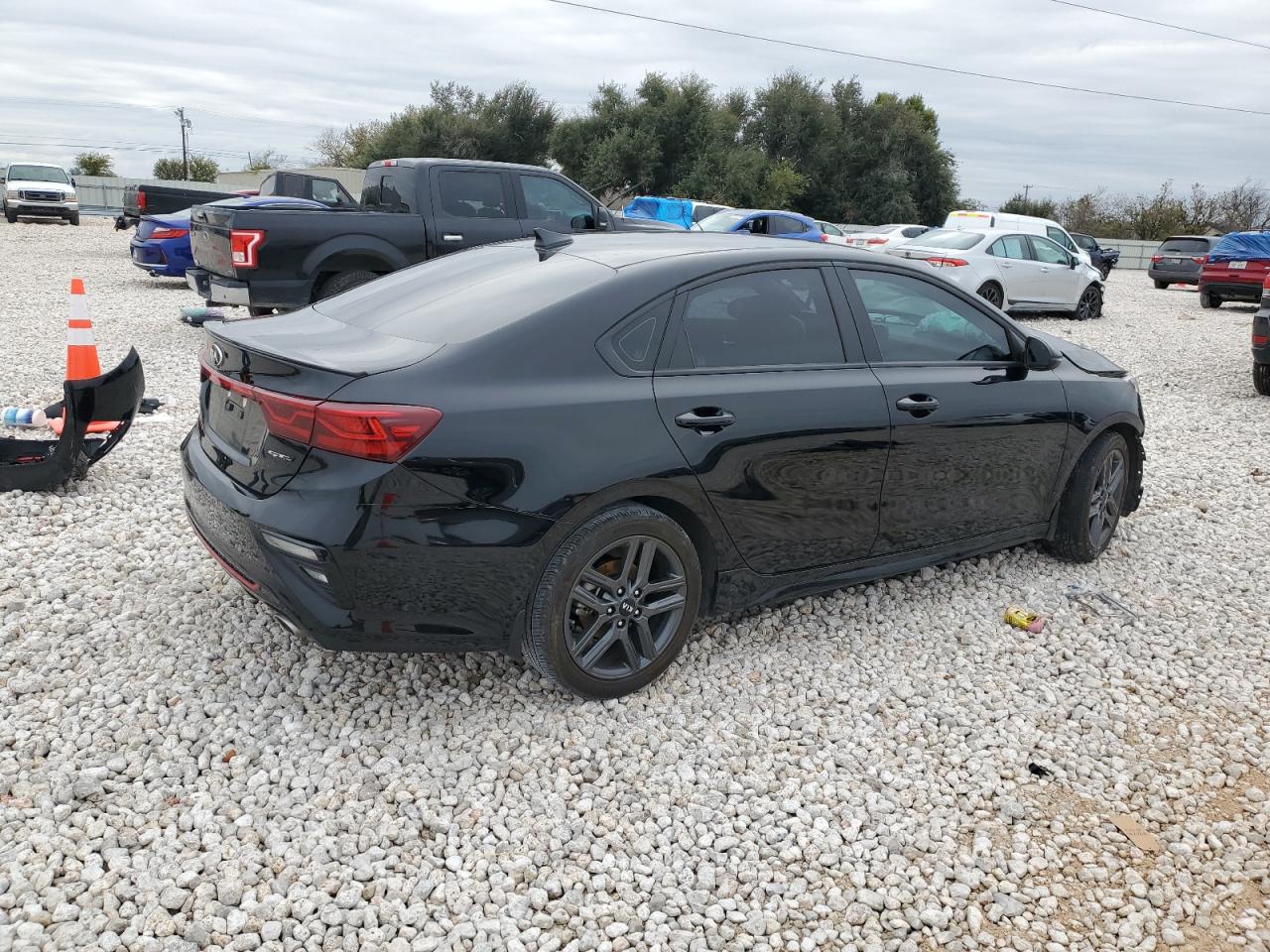 2021 KIA Forte VIN 3KPF34AD5ME360212 Copart auction photo, front end damage thumbnail 3