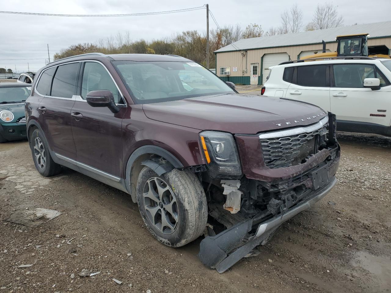 2020 KIA Telluride VIN 5XYP3DHC4LG049728 Copart auction photo, front end damage thumbnail 4