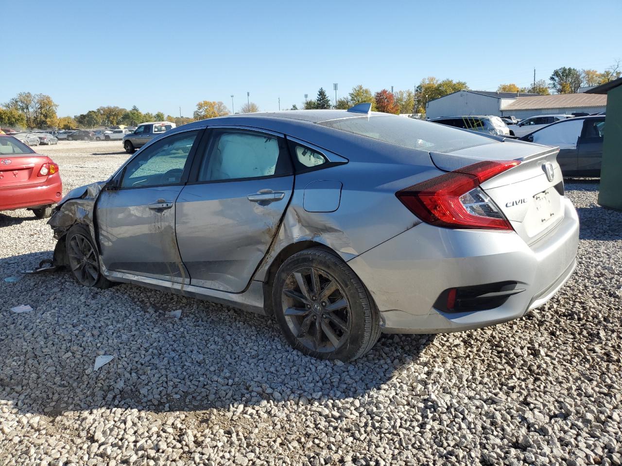 2020 Honda Civic VIN 2HGFC1F33LH681832 Copart auction photo, all over damage thumbnail 2