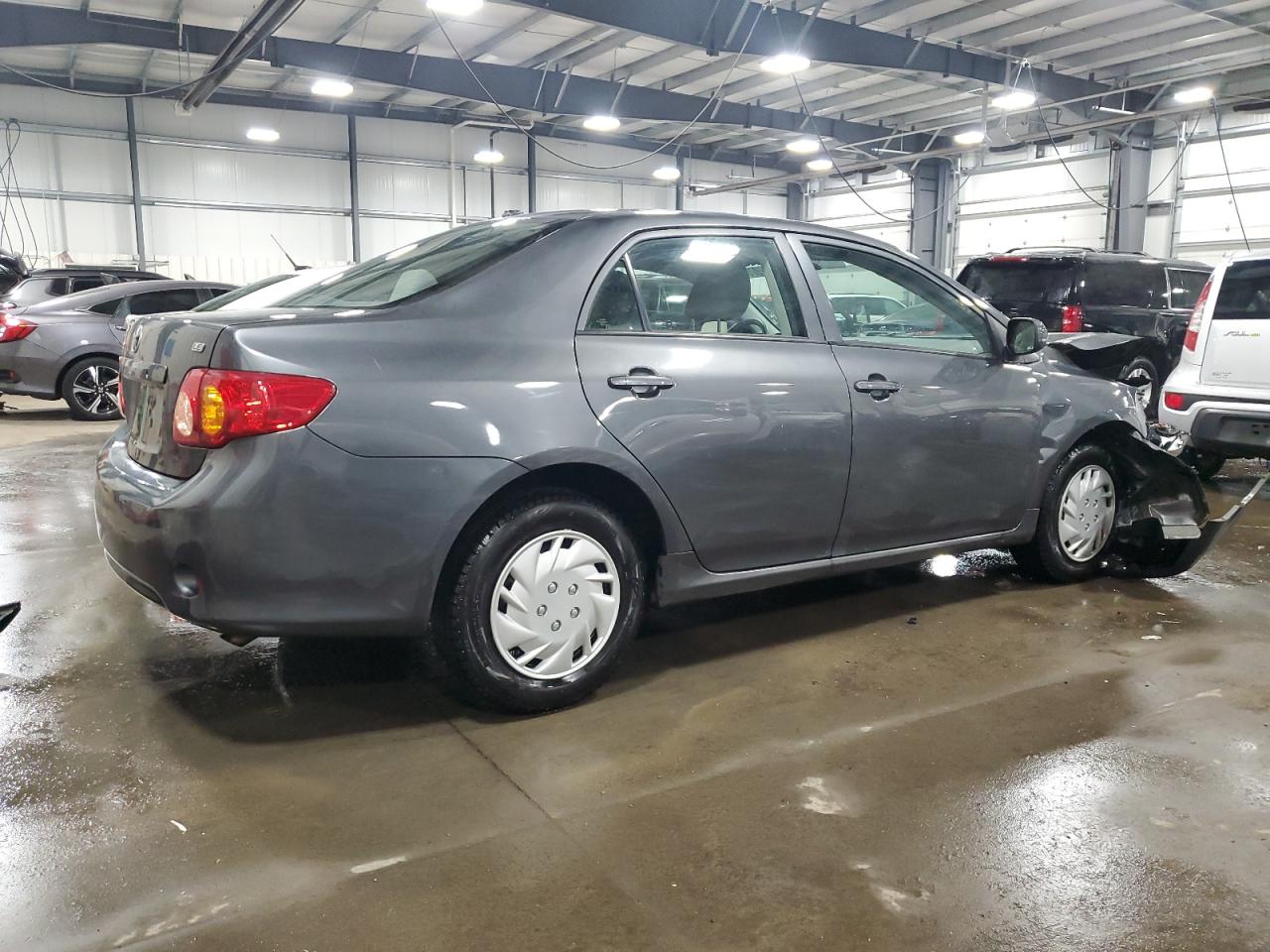 2010 Toyota Corolla VIN 2T1BU4EE4AC530858 Copart auction photo, front end / side damage thumbnail 3