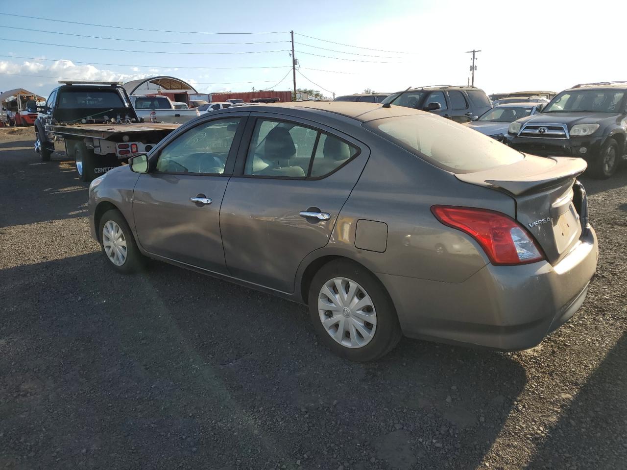 2016 Nissan Versa VIN 3N1CN7AP6GL816259 Copart auction photo, rear end damage thumbnail 2
