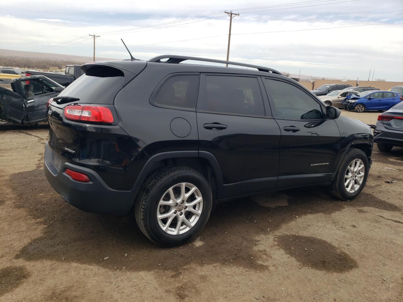 2016 Jeep Grand Cherokee VIN 1C4PJMAB9GW214723 Copart auction photo, front end damage thumbnail 3