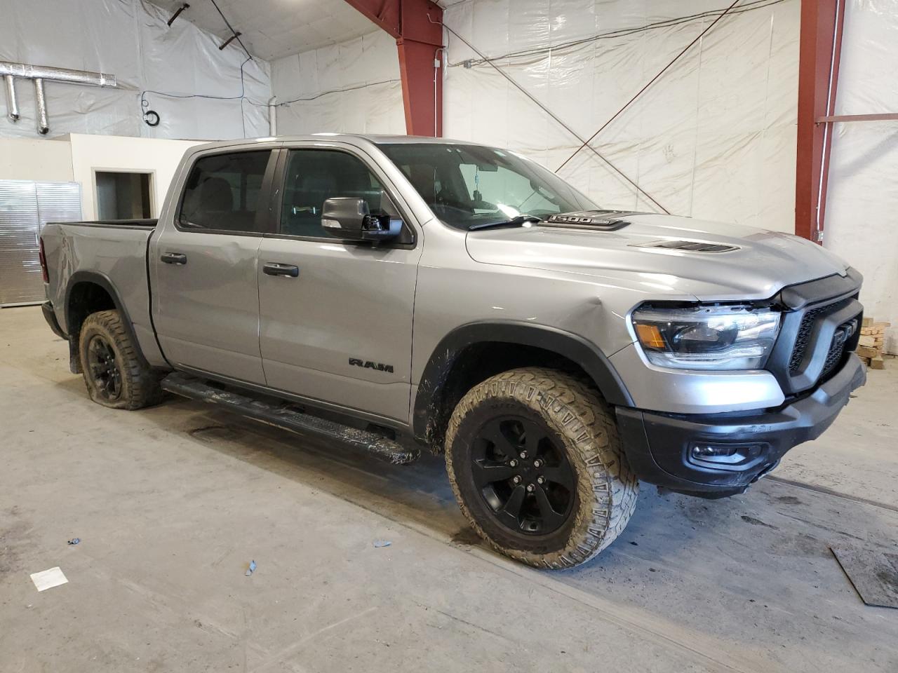 2021 RAM 1500 VIN 1C6SRFLT8MN655627 Copart auction photo, undercarriage / all over damage thumbnail 4