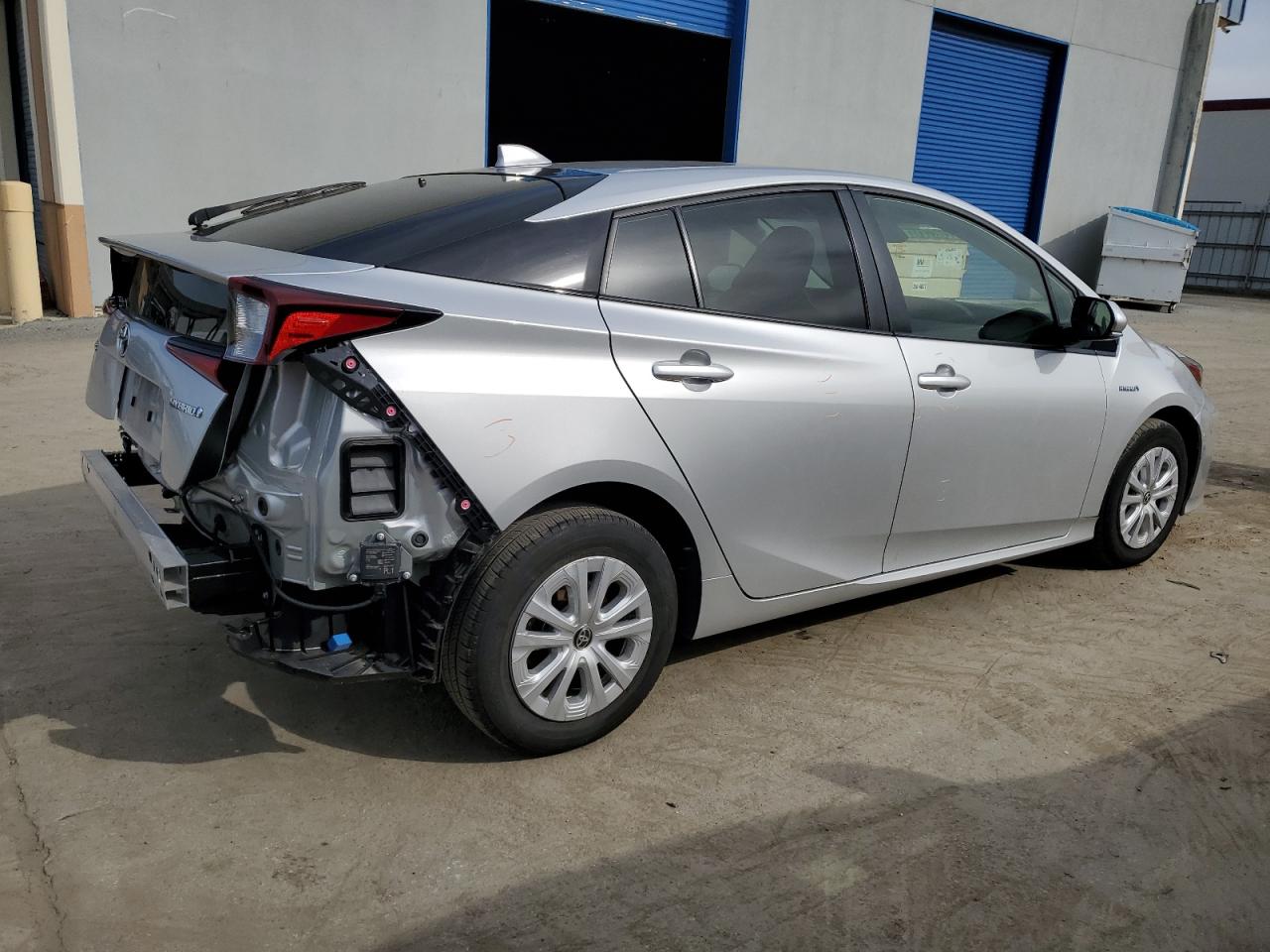 2020 Toyota Prius VIN JTDKARFU6L3121638 Copart auction photo, rear end / side damage thumbnail 3