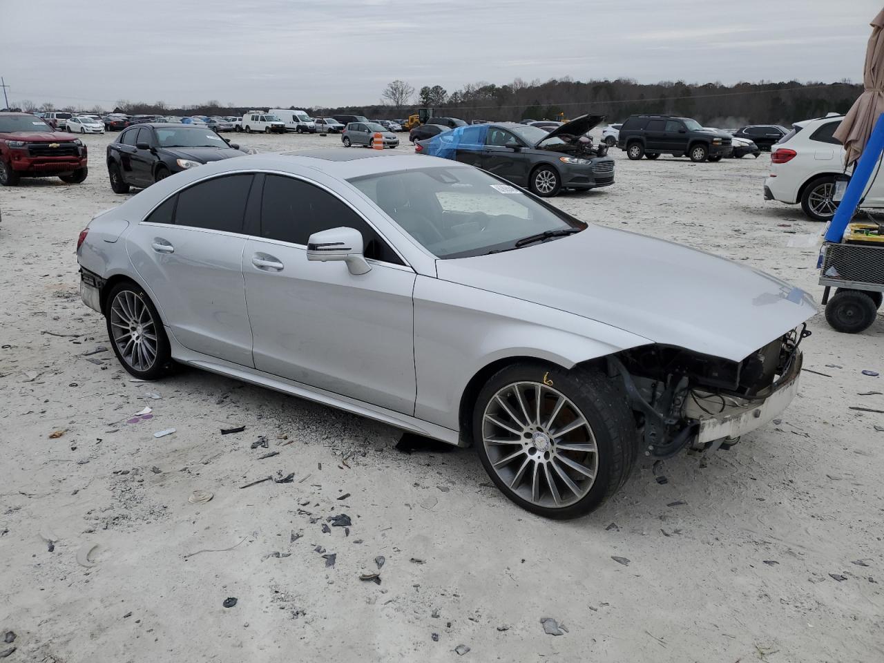 2015 Mercedes-Benz CLC-klasse VIN WDDLJ6FB9FA146055 Copart auction photo, front end damage thumbnail 4