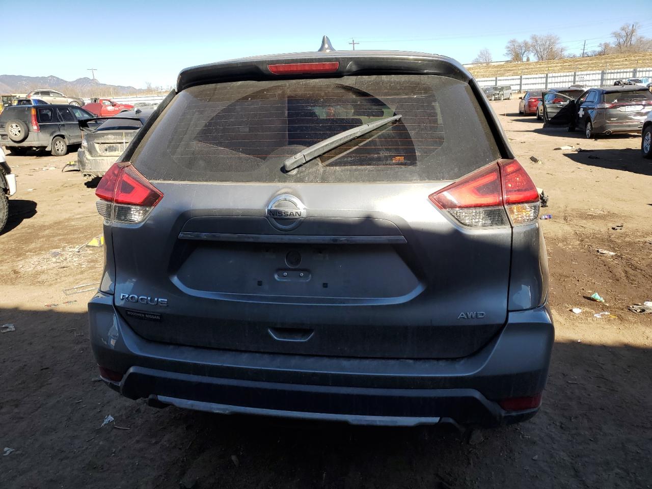 2017 Nissan Rogue VIN KNMAT2MVXHP537023 Copart auction photo, front end / hail damage thumbnail 6