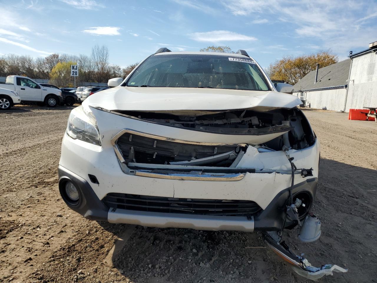 2015 Subaru Outback VIN 4S4BSENC9F3294424 Copart auction photo, front end / side damage thumbnail 5