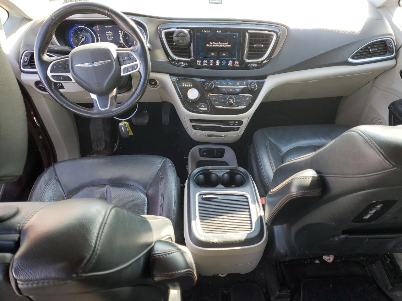2020 Chrysler Pacifica VIN 2C4RC1EG9LR273295 Copart auction photo, front end / side damage thumbnail 8