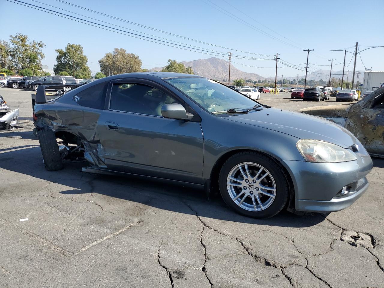 2005 Acura RSX VIN JH4DC54865S001038 Copart auction photo, rear end / side damage thumbnail 4