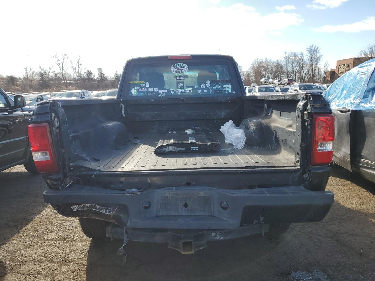 2011 Ford Ranger VIN 1FTLR4FE4BPA20100 Copart auction photo, rear end / front end damage thumbnail 6