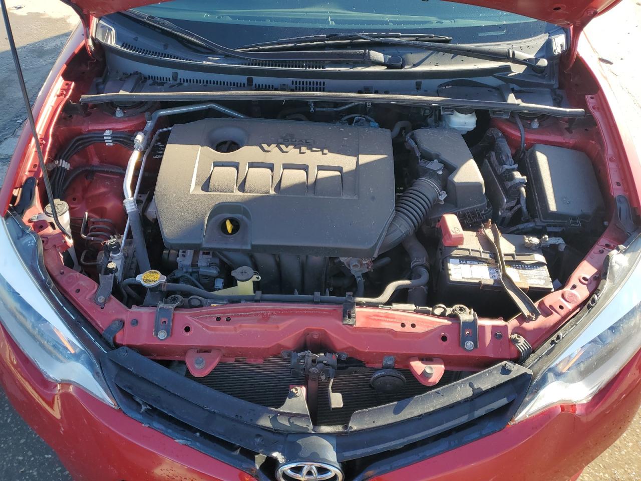 2014 Toyota Corolla VIN 5YFBURHE2EP031930 Copart auction photo, rear end damage thumbnail 11