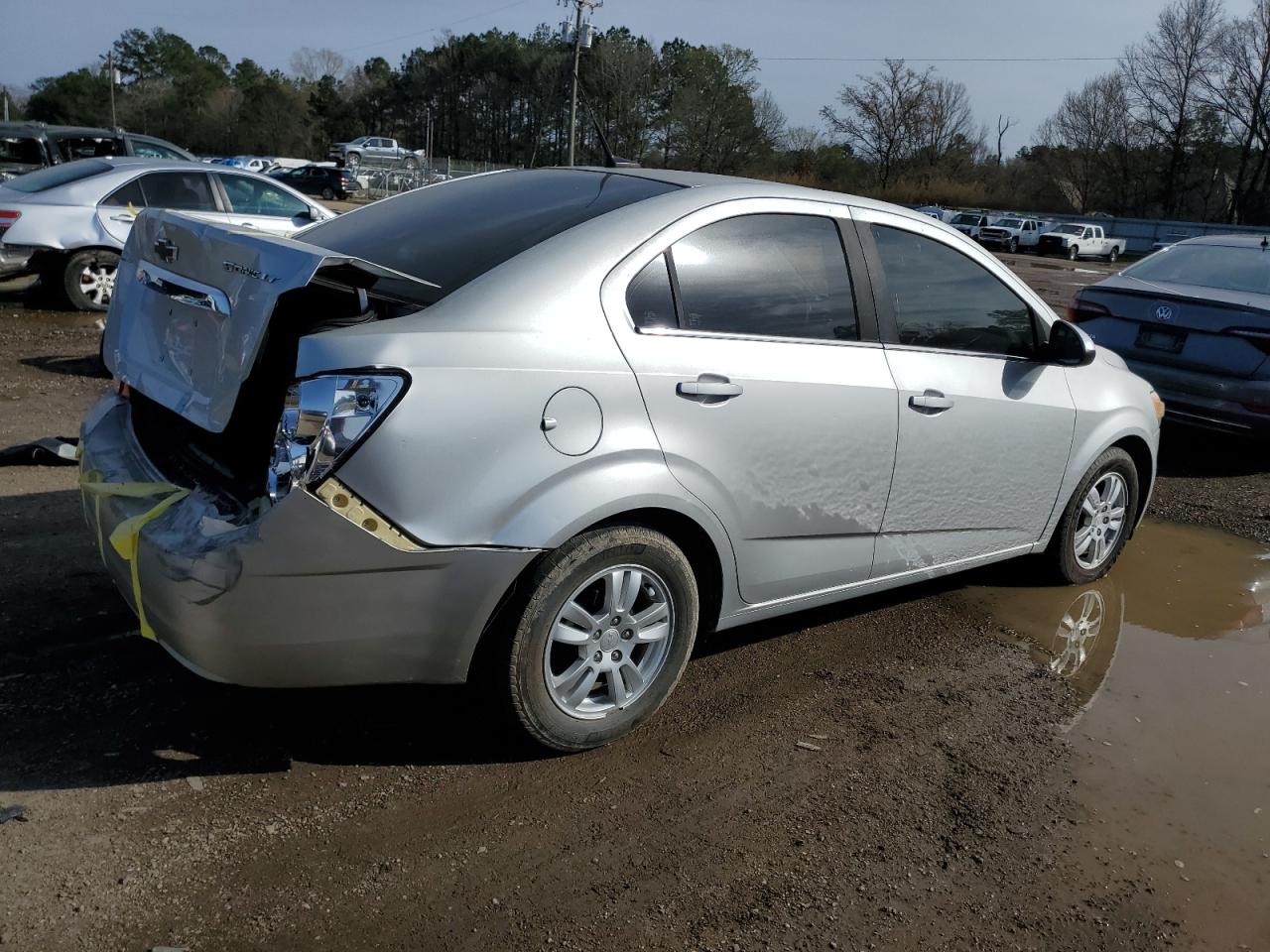 2013 Chevrolet Sonic VIN 1G1JC5SH0D4155831 Copart auction photo, undercarriage damage thumbnail 3
