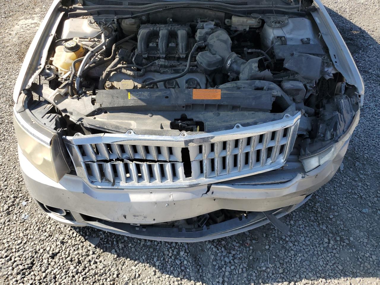 2007 Lincoln MKZ VIN 3LNHM26T47R653425 Copart auction photo, front end damage thumbnail 11