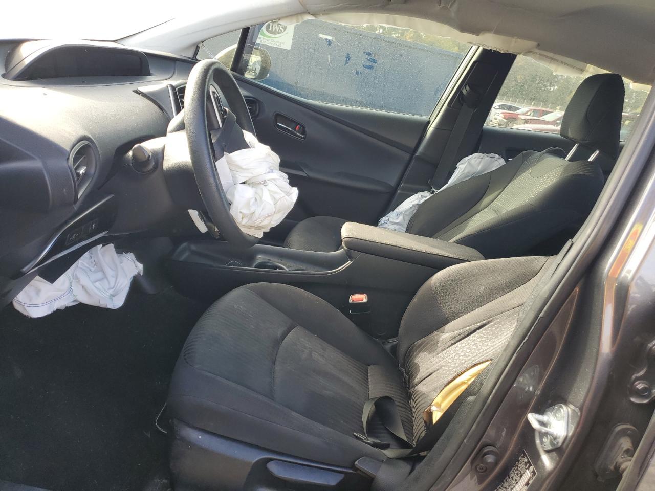 2016 Toyota Prius VIN JTDKBRFU7G3011880 Copart auction photo, front end / rear end damage thumbnail 7