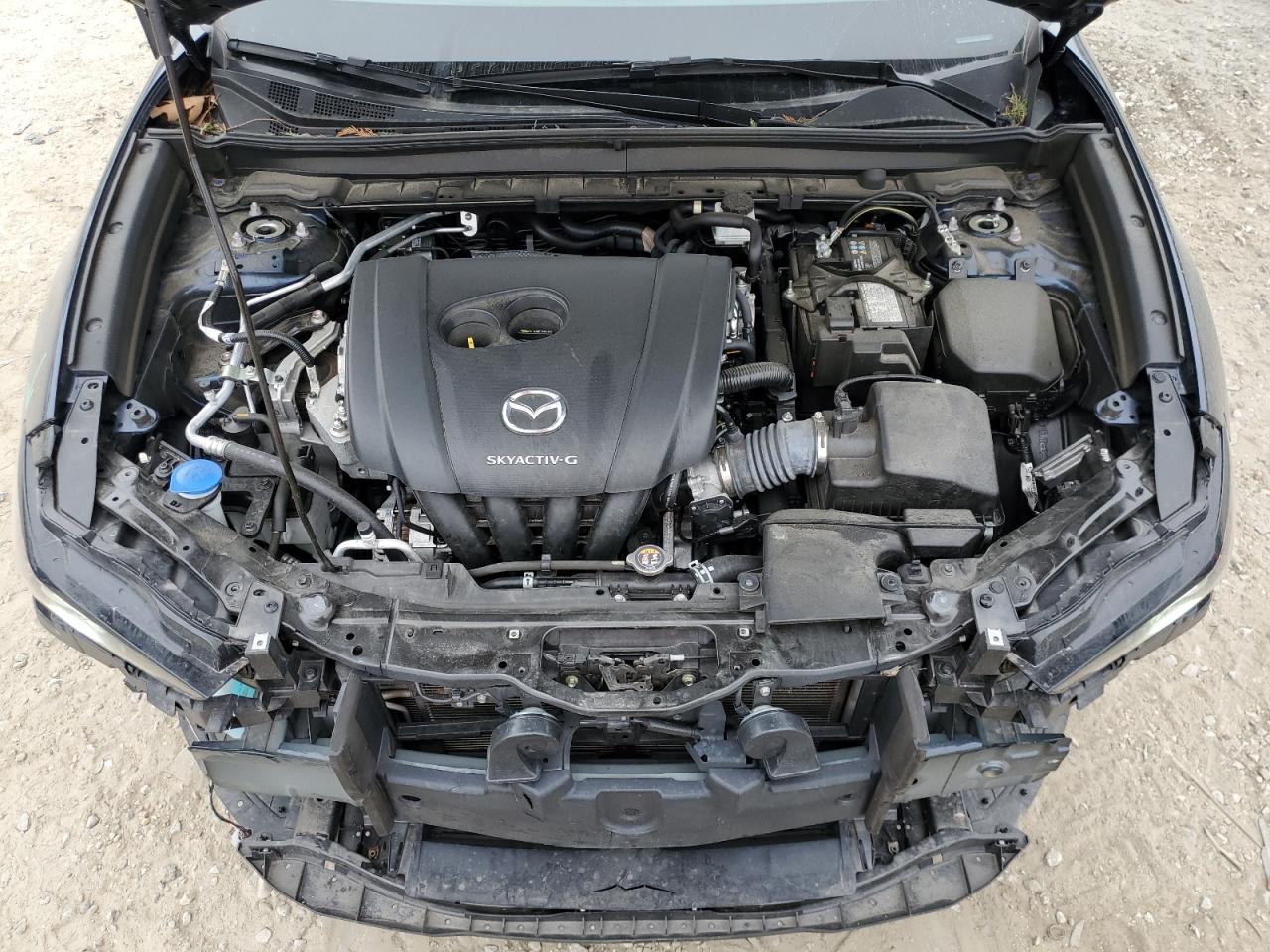 2022 Mazda CX-30 VIN 3MVDMBAL8NM448645 Copart auction photo, rear end / front end damage thumbnail 11