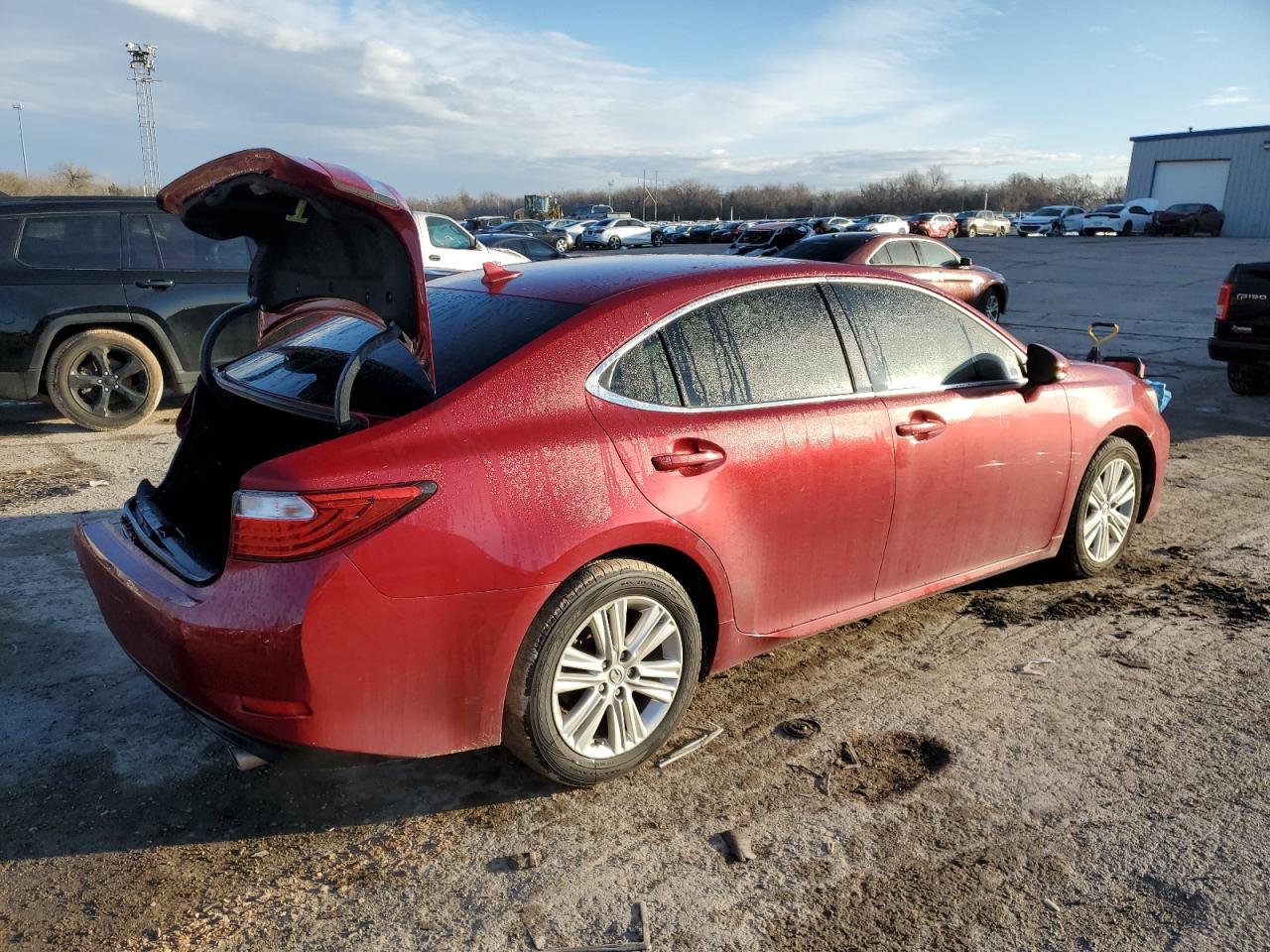 2014 Lexus ES VIN JTHBK1GG1E2094377 Copart auction photo, rear end / minor dent/scratches damage thumbnail 3