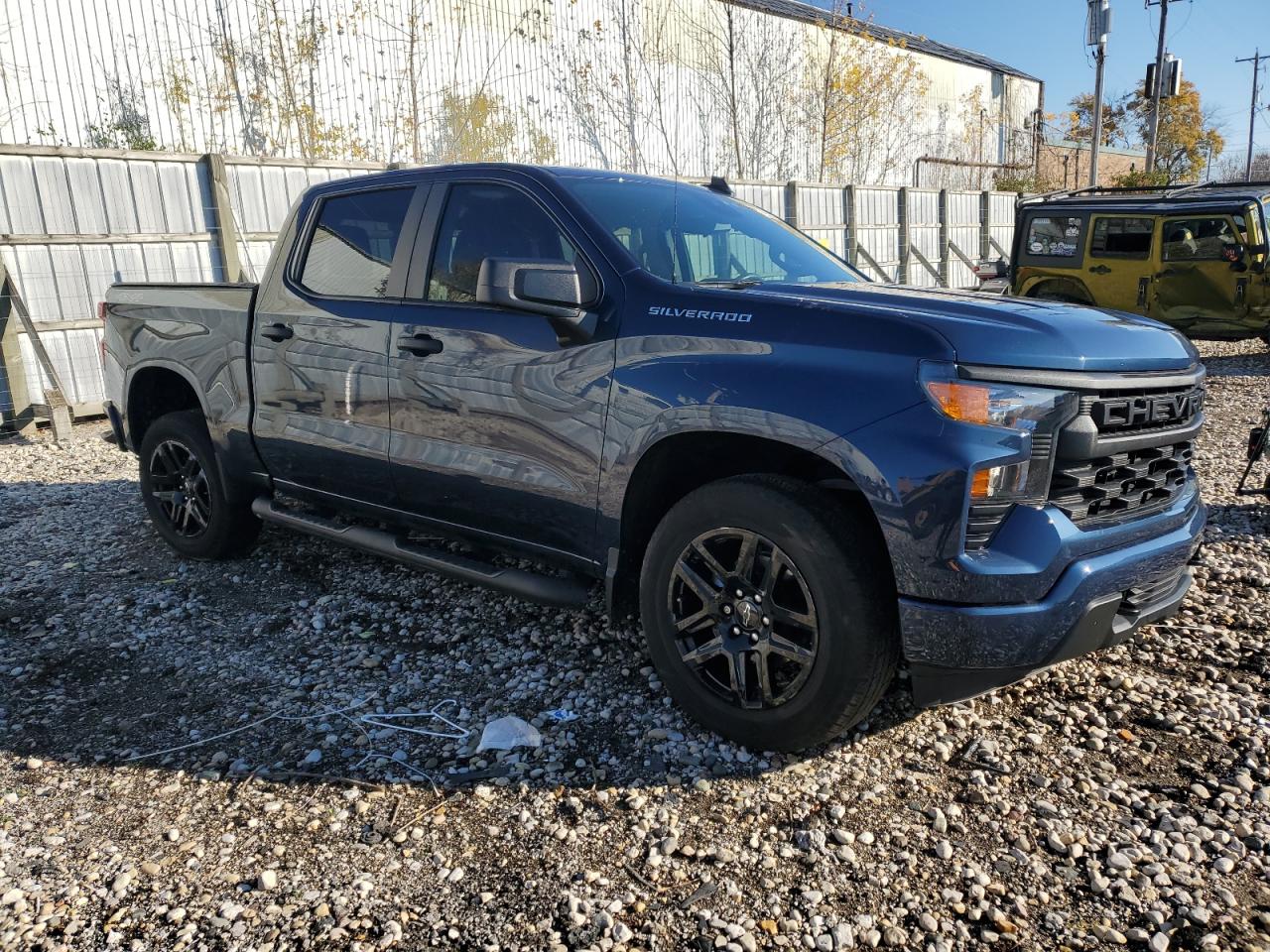 2022 Chevrolet Silverado VIN 1GCPDBEK1NZ526455 Copart auction photo, side / rear end damage thumbnail 4