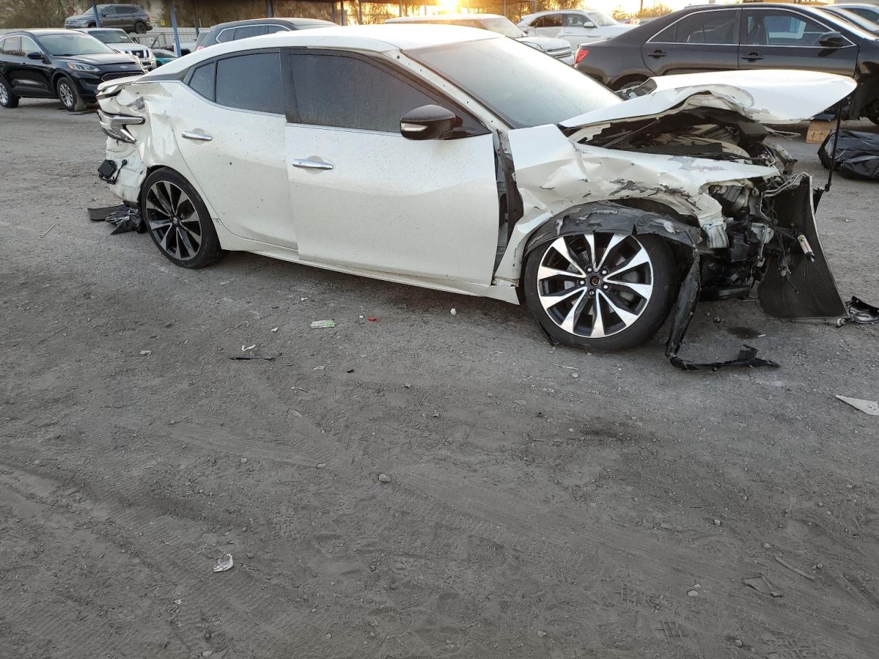 2016 Nissan Maxima VIN 1N4AA6AP4GC431410 Copart auction photo, all over damage thumbnail 4
